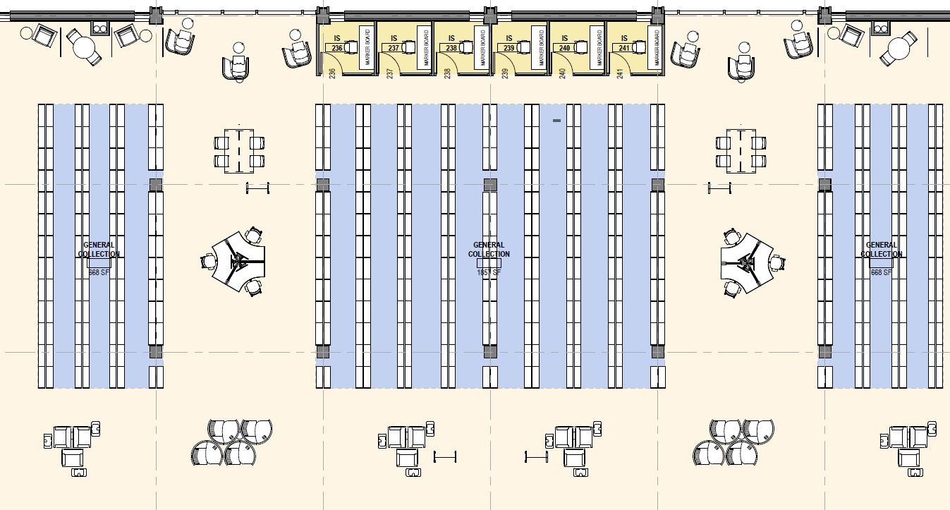 Quiet Retreats: Individual Study Rooms and Nooks