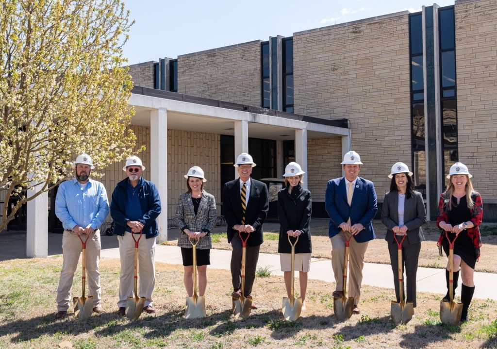 FHSU Forsyth Library Groundbreaking on April 2, 2024