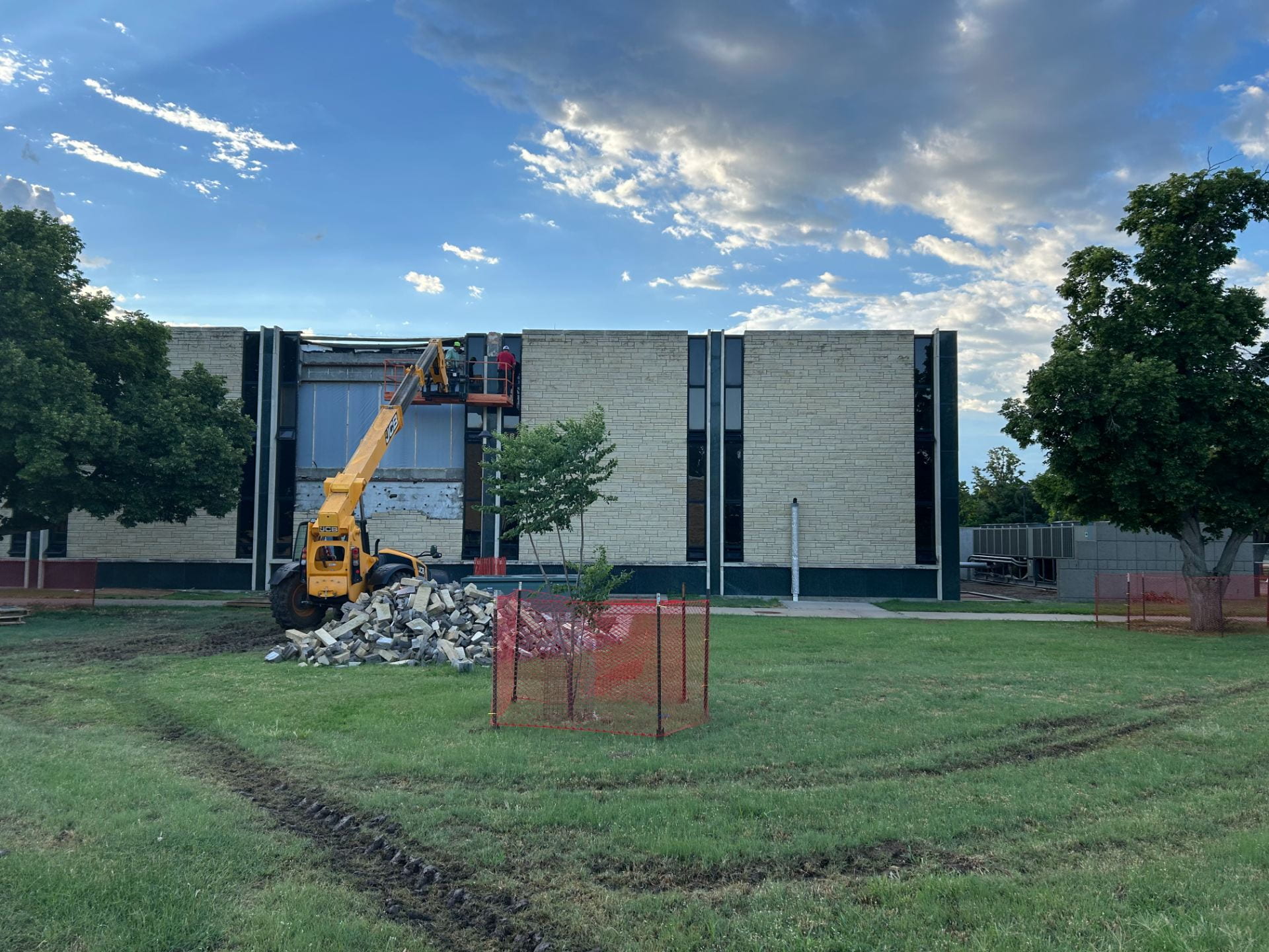 Stone Removal and Window Prep