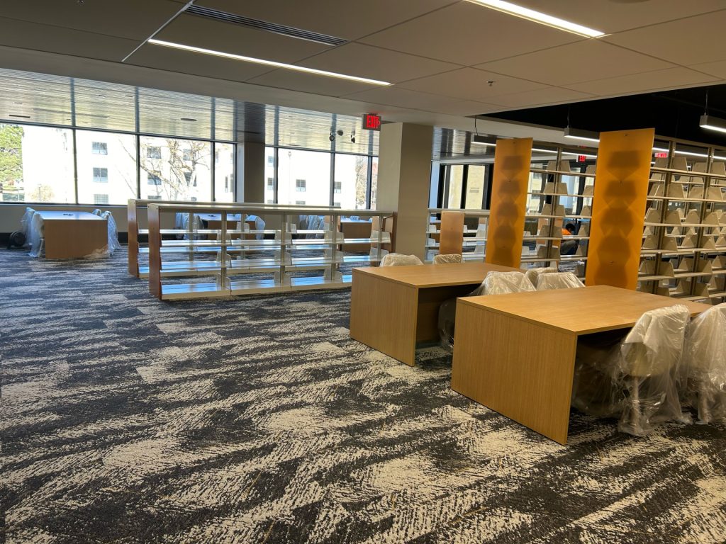 Upper Level: View to McCartney with furniture